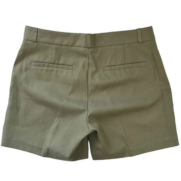 Banana  Republic Tailored Chino Shorts Tencel Army Green Size 0 NWT - Picture 15 of 16